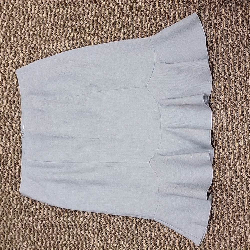 Isabella grey pencil business suit skirt with flare bottom 16W